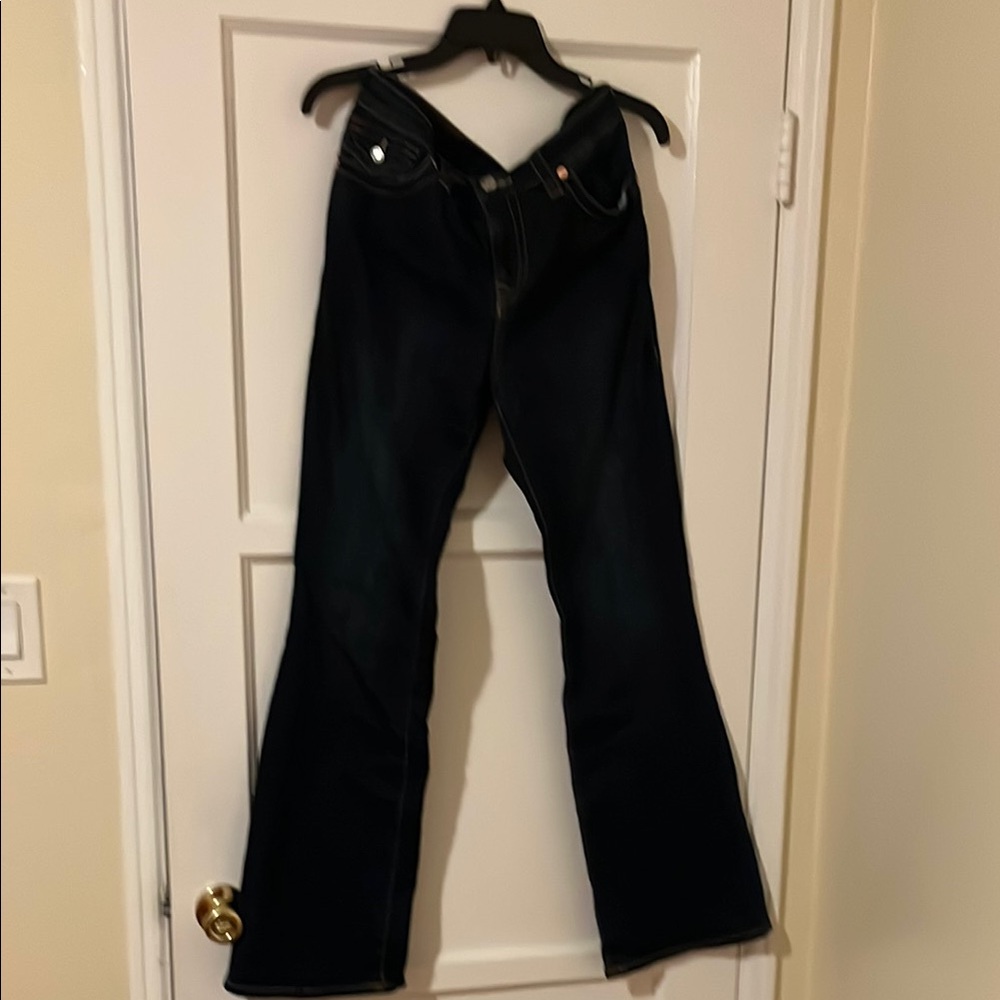 True Religion Black Flare & Wide Leg Jeans